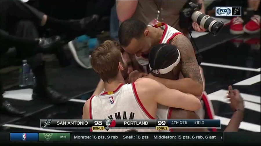 This Blazers Game-Winner Was So Strange Even Gregg Popovich Had To Chuckle