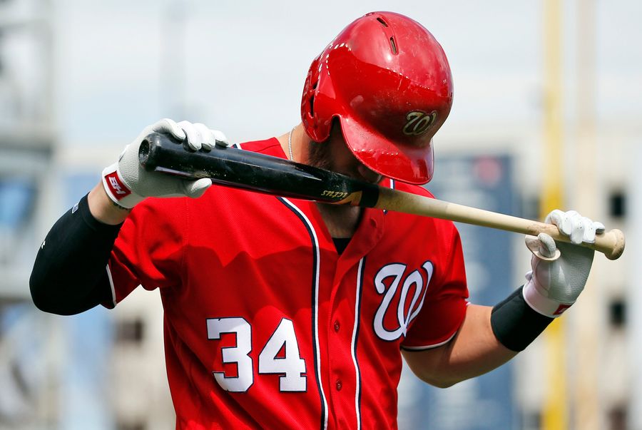 You Will Absolutely Guess Which Emoji Bryce Harper Has On His Bat Handle