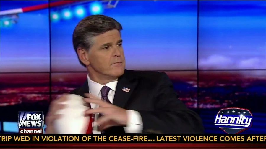 Sean Hannity Segues From &quot;Violence In Ferguson&quot; With Nerf Football Toss