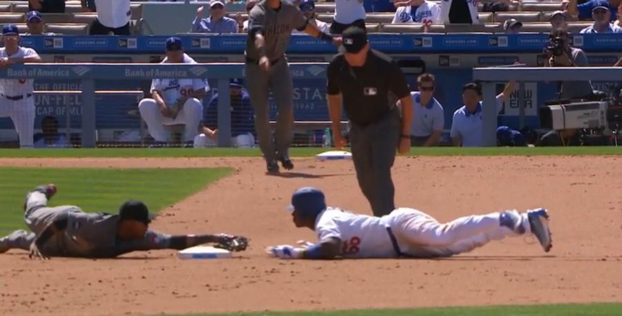 Yasiel Puig's Got Moves On The Basepath