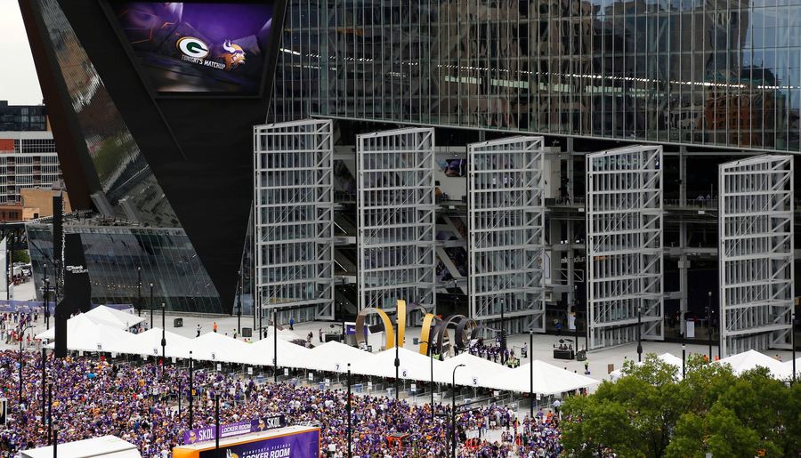 Government Officials Are Living It Up For Free At Publicly Funded Vikings Stadium