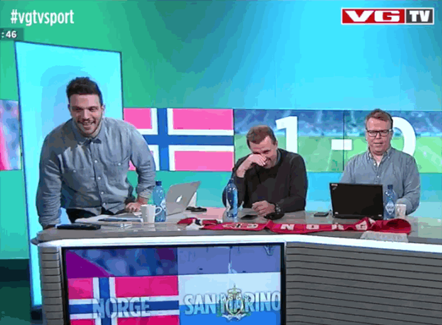 Norwegian Soccer Commentators Shocked And Horrified By San Marino Equalizer