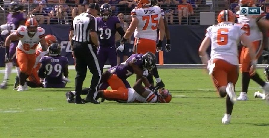 You Probably Shouldn't Be Able To Strangle A Guy On A Football Field