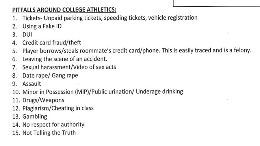 List Of "Pitfalls Around College Athletics" At Minnesota Included Parking Tickets, Gang Rape<em></em>