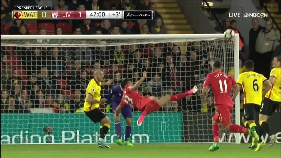 Emre Can Smashes Acrobatic Golazo To Put Liverpool Up 1-0 