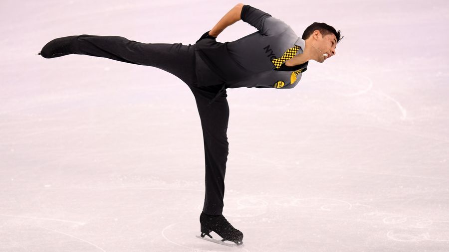 French Figure Skater Performs Short Program To "Rapper's Delight"
