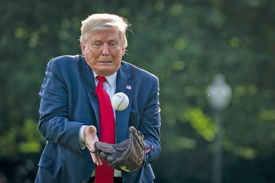 Everything in 2020 Sucks, So Yankees Get Trump to Throw Out First Pitch in Empty Stadium...Yep