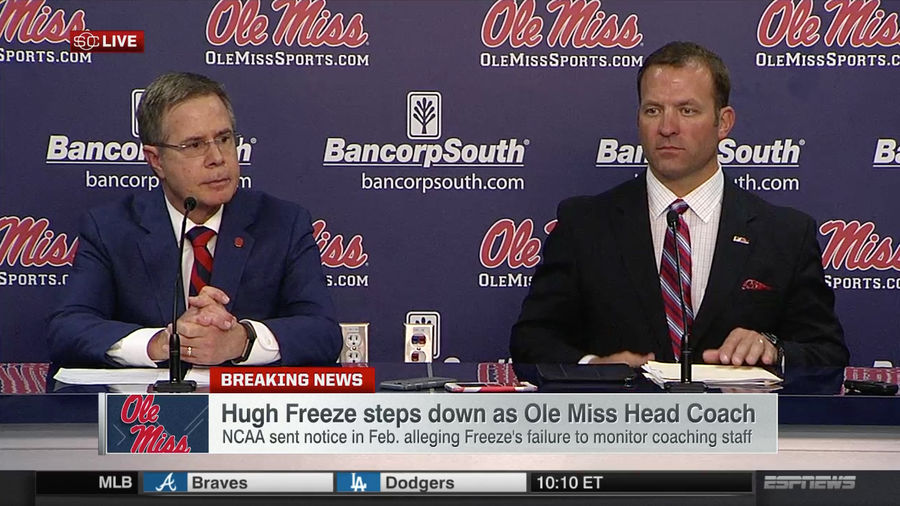Ole Miss Brass Solemnly Discuss Possible Hugh Freeze Sex Stuff At Bizarre Presser