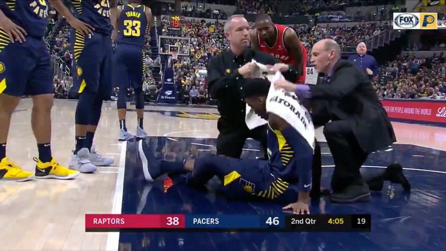 Victor Oladipo Exits On Stretcher After Going Down With Non-Contact Knee Injury (UPDATES)