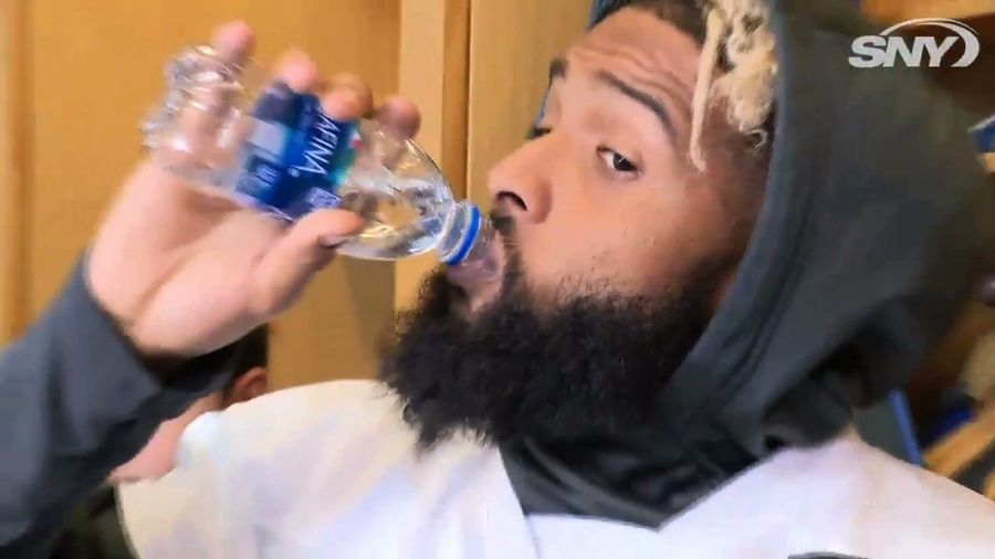 Odell Beckham Jr. And The Giants Aren&#39;t On The Same Page On Drinking Water