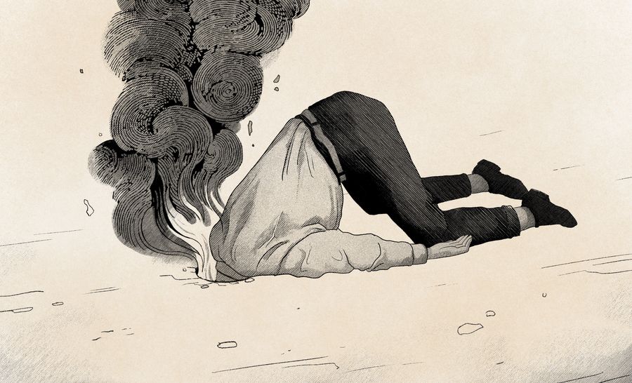 Trash, Like Feelings, Can Become A Sad Wet Fire When Buried