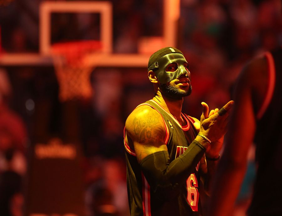 LeBron James And His Mask Belong In A Comic Book