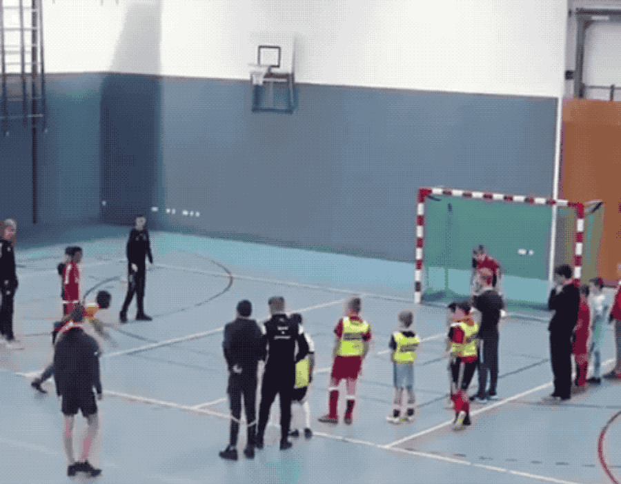 Futsal Kid Scores Penalty, Hits Three Pointer, Causes Mass Hysteria All In One Move