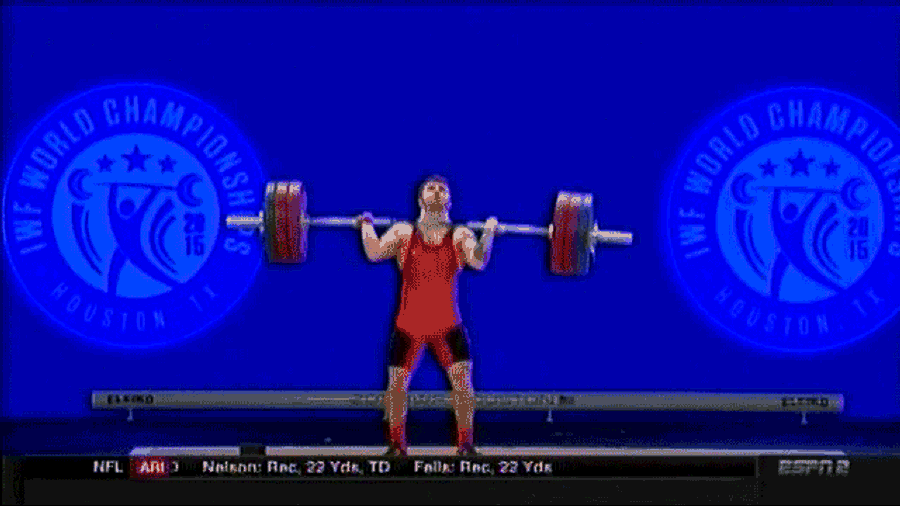 Georgian Weightlifter Has Very Bad Day