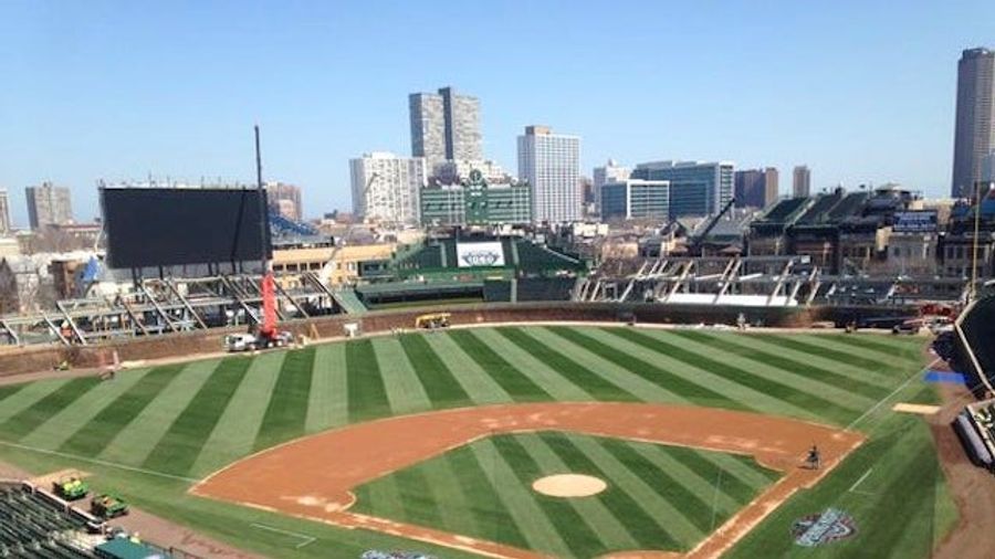 Wrigley Field Has A Big Jumbotron Now, Still No Bleachers