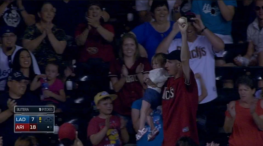 Goldschmidt Bashes Homer; Man With Kid Catches It; John McCain Excited