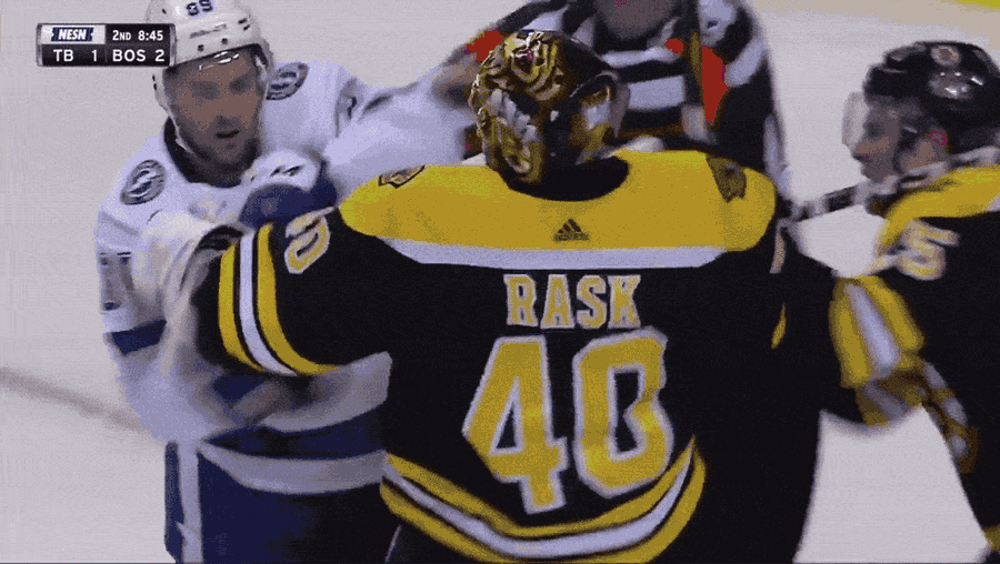 Tuukka Rask Throws Hands At Crease Intruder, Almost Sparks Goalie Brawl