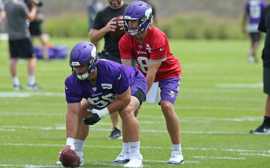 Kirk Cousins Had Lots To Say About His Young Center's Sweaty Butt