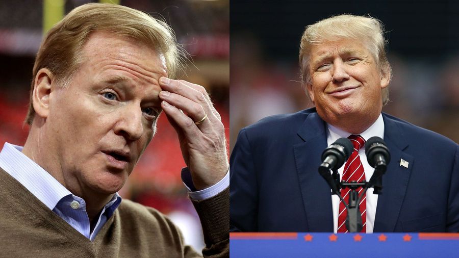 Roger Goodell Slams Trump&#39;s &quot;Divisive&quot; Comments About Players Protesting Racism