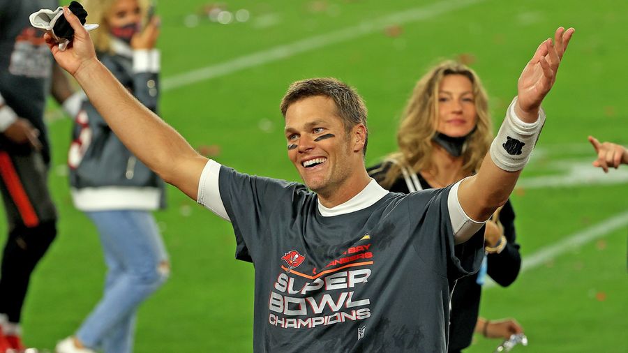 Tom Brady takes less money again? How is that possible? Oh now I remember