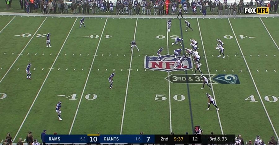 The Giants Gave Up A Touchdown On Third And 33