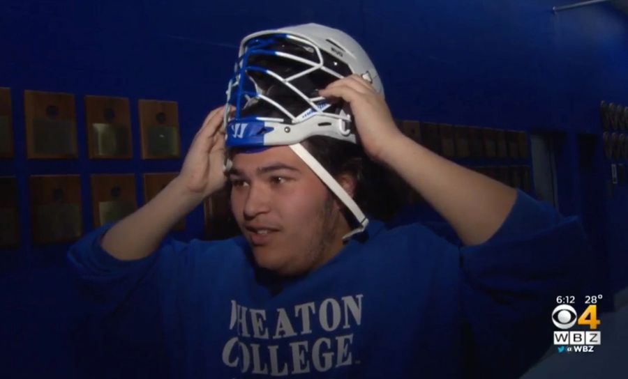 College Lacrosse Player Forced To Sit Out Because His Head Is Too Big