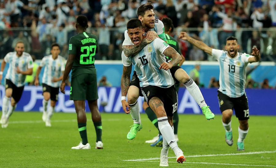 Lionel Messi And Marcos Rojo Rescue Argentina From Abject Misery