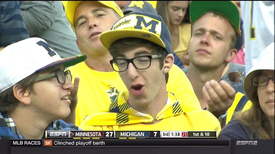 Here Is A Sad Gallery Of Sad, Sad Michigan Fans