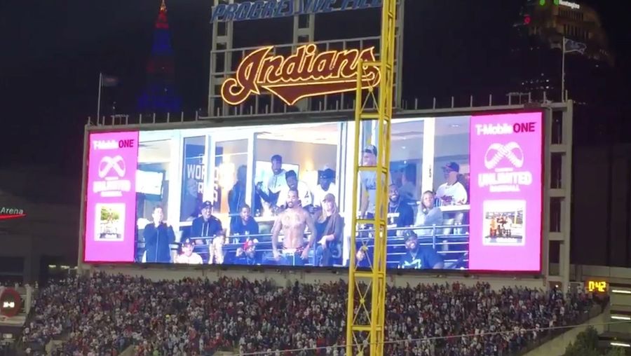 J.R. Smith Rips Shirt Off To Try And Inspire An Indians Rally