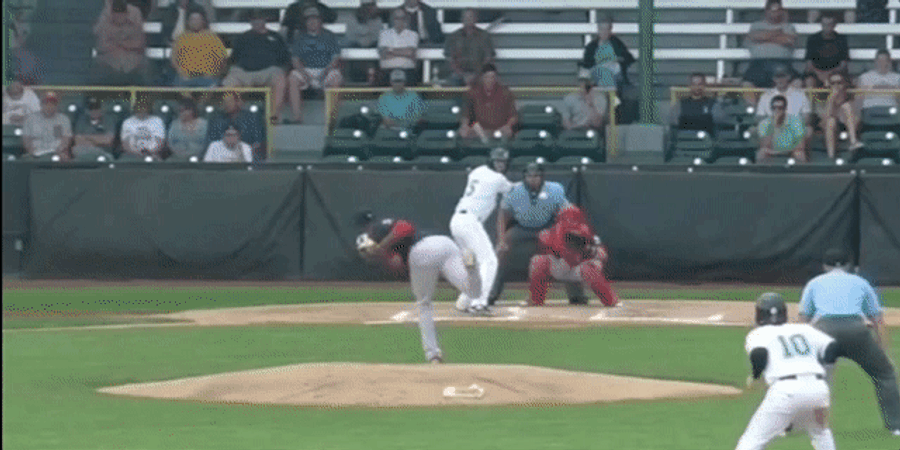 Minor-Leaguer Learns Painful Lesson About Gravity, Gets Hit In Head By Own Foul Ball